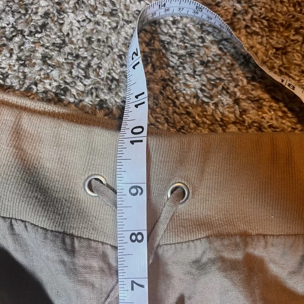 Eileen Fisher‎ Linen Blend Lounge Pants Drawstring Waist Relaxed Fit Women's